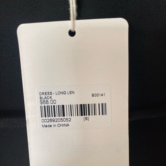 NWT Pretty by Rory black maxi dress - Picture 5 of 7